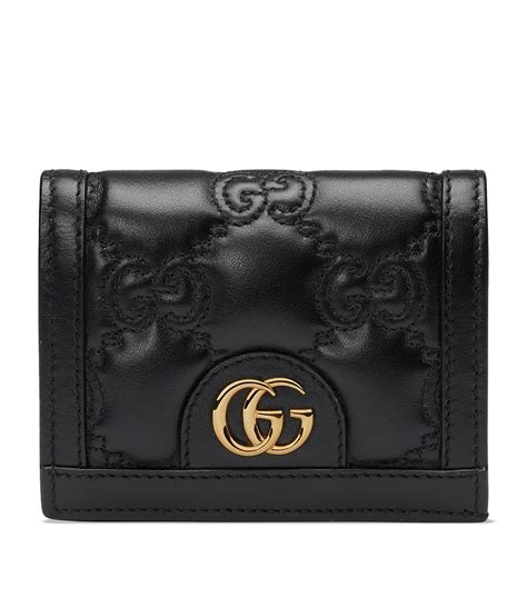 gucci print leather bi-fold wallet|Altro.